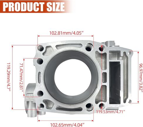 92mm Bore Cylinder Piston Ring Gasket Top End Rebuild Kit Compatible with Polaris Ranger Sportsman Scrambler 500 1996-2012 3087221 3085526 3085634 in Kuwait