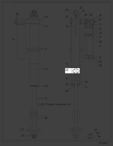 Polaris No Bleed Piston, Genuine OEM Part 1800659, Qty 1 in Saudi Arabia