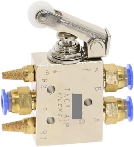 TAC2-41P Exhaust Valve 2 Position 5 Way Self-Reset Roller Lever Pneumatic 1/8 Thread Silencer in Kuwait