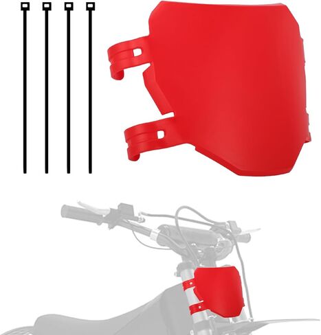 دراجة ترابية كهربائية لوحة أرقام منحدرة أمامية لRidstar Q20 Surron Light Bee LBX Talaria Sting MX3/R MX4 MX5 Talaria XXX E-Ride Pro Tutti Soleil 01 Rawrr Mantis (أسود) (أسود) in Kuwait