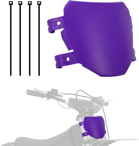 دراجة ترابية كهربائية لوحة أرقام منحدرة أمامية لRidstar Q20 Surron Light Bee LBX Talaria Sting MX3/R MX4 MX5 Talaria XXX E-Ride Pro Tutti Soleil 01 Rawrr Mantis (أسود) (أسود) in Kuwait