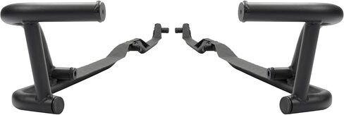 Nerf Bar Rock Sliders فولاذ شديد التحمل متوافق مع 2019-2025 Polaris Ranger Crew XP 1000 4 أبواب مطلية بالمسحوق وخطوات جانبية شجرة كيكرز in Kuwait