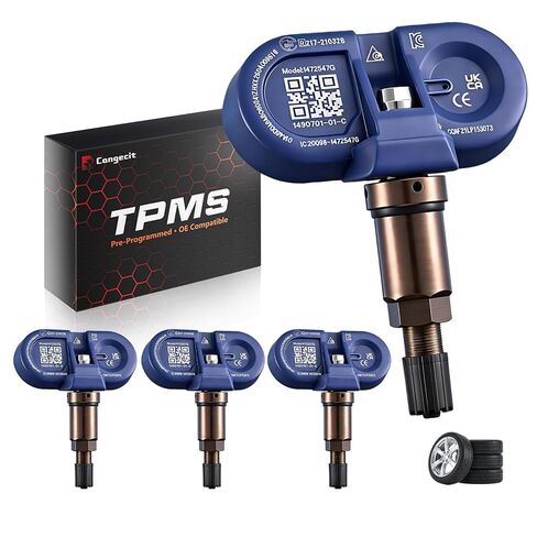 مستشعر BLE Bluetooth TPMS لطراز Tesla 3 (2021-2025)، الطراز Y (2020-2025)، الطراز S/X (2022-2025)، استبدال الإشارة الثابتة المباشرة OE# 1490701-01-B - عبوة واحدة in Kuwait