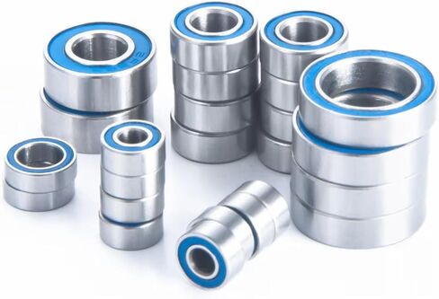 Components for Team Associated B6.1 1/10 24Pcs Ball Bearings Kit 5x8x2.5mm 10x15x4mm 3x7x3mm RC Crawler Upgrade Parts in Kuwait