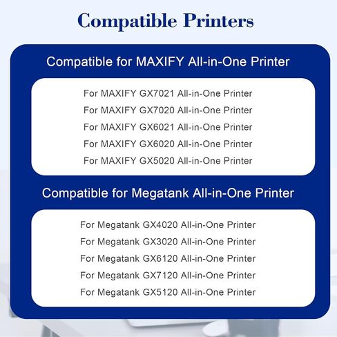 GI-26 GI26 GX7120 Ink Bottles Set Compatible for Canon 26 GI-26 GI26 26 Ink Refill Bottles Work for Canon MAXIFY GX4020 GX3020 GX7120 GX7021 GX6021 GX5020 GX5120 GX7020 GX6020 GX6120 Megatank Printer in Kuwait