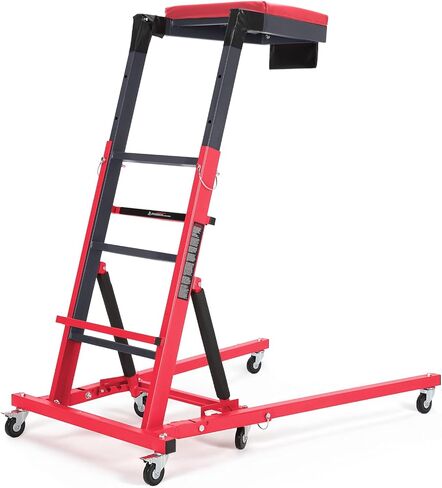 Topside Automotive Creeper، محرك Topside Creeper مع ارتفاع قابل للتعديل 48 "-66"، 400 رطل للخدمة الشاقة القابلة للطي، 6 عجلات دوارة، سطح مبطن، حقيبة أدوات، لصيانة مرآب الشاحنات/سيارات الدفع الرباعي in Kuwait