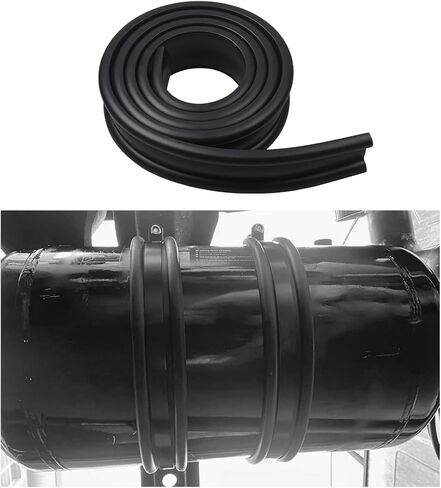 HZEL 2" Car Fuel Tank Strap Isolator, 6FT Long Rubber Heavy Duty Vehicle Gas Tank Strap Pad, Automotive Fuel Band Isolator to Reduces Vibration Noise, Suitable for Most Semi-Trailer Trucks in Kuwait