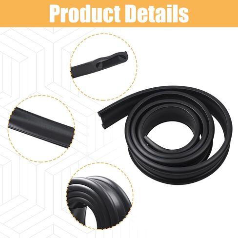 HZEL 2" Car Fuel Tank Strap Isolator, 6FT Long Rubber Heavy Duty Vehicle Gas Tank Strap Pad, Automotive Fuel Band Isolator to Reduces Vibration Noise, Suitable for Most Semi-Trailer Trucks in Kuwait