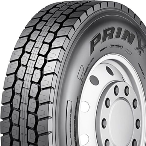 Prinx DR601 إطار شعاعي للمحرك التجاري لجميع المواسم -245/70R19.5 245/70/19.5 245/70-19.5 133/131N نطاق التحميل G LRG 14 طبقة BSW جدار جانبي أسود in Kuwait