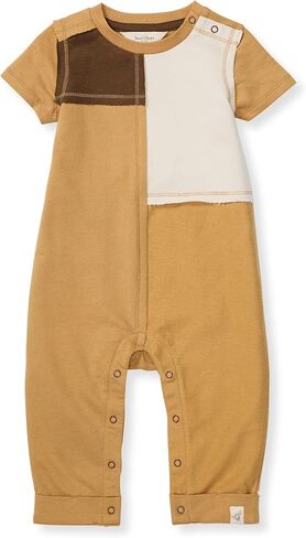 Burt's Bees Baby Baby Boys' Romper Jumpsuit, 100% Organic Cotton One-Piece Coverall, Watercolor Rainbow Stripe in Saudi Arabia