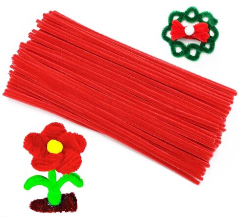Eppingwin Multi-Colored Pipe Cleaners, 12 inch Chenille Stems for Crafts, Pipe Cleaners Craft Supplies for Art, DIY Projects (Multi-Colored) in Saudi Arabia