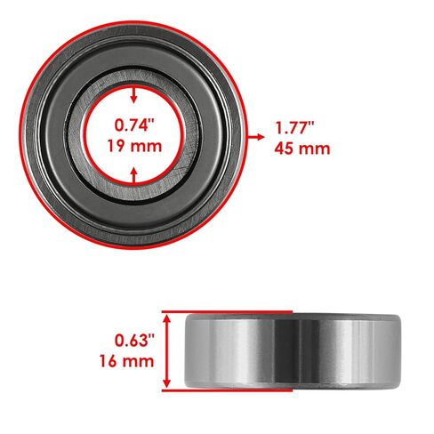 Replacement Spindle Shaft & Bearings for John Deere 116H 38" 46" NEW, Replaces Mod-C88-39341 AM39912 in Kuwait