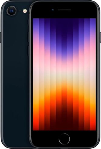 Apple iPhone SE 3rd Gen, 128GB, Midnight - Cricket (Renewed) in Saudi Arabia