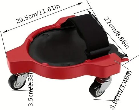 Rolling Knee Creepers with 3 Casters & Comfortable Gel Cushions for Tile Installation Masonry Car Repairing, Full 360° Turn Capability Without Lifting from The Floor in Kuwait