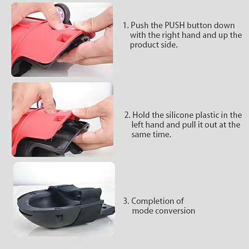 Rolling Knee Creepers with 3 Casters & Comfortable Gel Cushions for Tile Installation Masonry Car Repairing, Full 360° Turn Capability Without Lifting from The Floor in Kuwait
