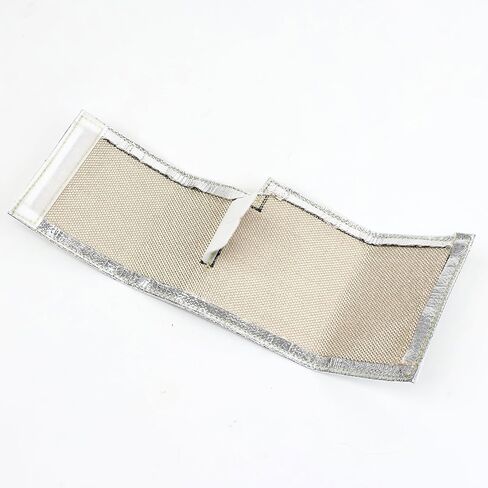 Michigan Motorsports LS-Style Starter Heat Shield | High-Temp Reflective Flex Shield for GM LS Engines | Starter Heat Protection for Tight Engine Bays & Performance in Kuwait