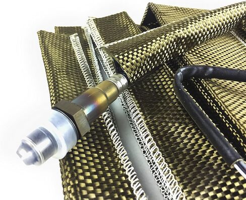 Thermal Zero High Temperature LAVA Heat Sleeve Exhaust Heat Aluminized Heat Sheath 1.5" X 36" Long in Kuwait