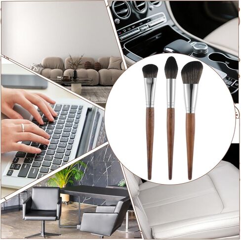 3 PCS Model Cleaning Brush Dusting Brush Model Dust Brushes Kit Soft Cleaning Brushes Duster Kit for Crafts Statues Models Computers Figurine in Kuwait