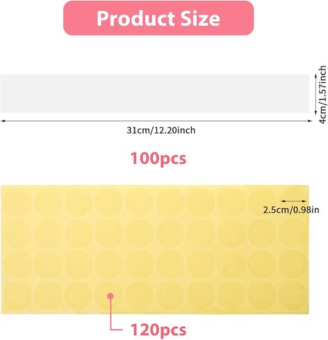 cobee 100 Pcs Vellum Belly Bands for 5x7 Invitations, Vellum Paper Belly Bands Translucent Paper Strips with Adhesive Dots Clear Invitation Bellys Band for Cards Envelopes Gift Wrap in Kuwait