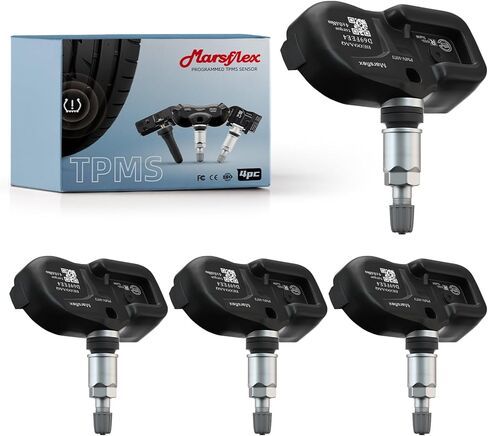 مستشعر TPMS لضغط الإطارات Marsflex - مناسب لسيارة Toyota Rav4 Prius Camry Lexus Scion Pontiac، مجموعة من 4 نظام مراقبة ضغط الإطارات 315 ميجاهرتز، OE PMV-107J 42607-33011 42607-06011 42607-33021 42607-30030 in Kuwait