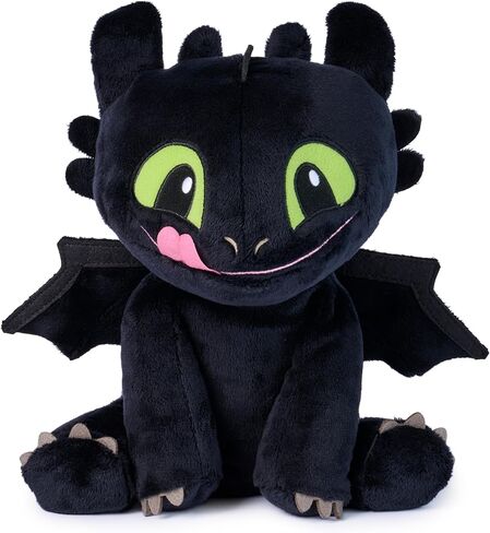 DreamWorks Dragons كيفية تدريب تنينك، لعبة قطيفة محبوبة بلا أسنان، حيوانات محشوة، سلع أفلام، ألعاب أطفال، للأعمار من 3 سنوات فما فوق، 10 بوصات in Kuwait