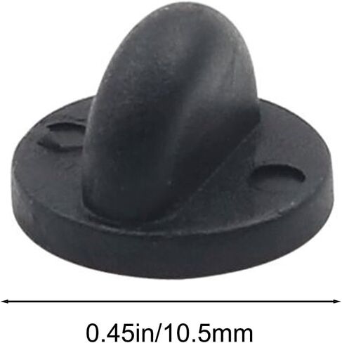 50pcs Rubber Pin Backs, PVC Butterfly Clutch Replacement for Enamel Lapel Pins, Badges, Cap Keepers, Comfort Fit Backing Holder Clasp, Black in Kuwait