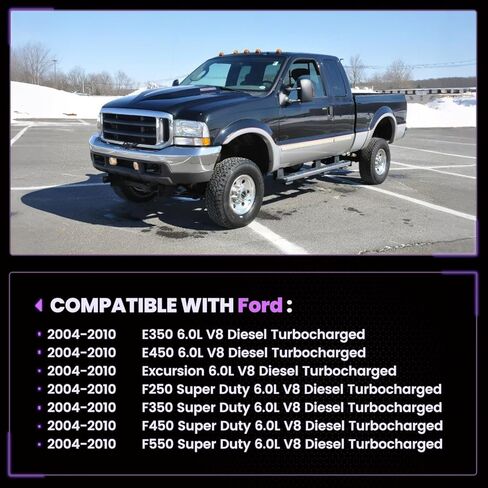 New Upgrade 6.0 IPR Valve Injector Pressure Regulator and ICP Control Sensor Kit Compatible with 2005-2007 F250 F350 F450 F550 Super Duty, 2005-2010 E350 E450, Replace 5C3Z9C968CA, 4C3Z9F838A in Kuwait
