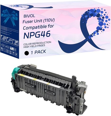 BIVOL NPG46 Fuser Unit (110V) Compatible for Canon IR ADV C5030 5035 5235 5240 C5045/5051/5250/5255 Printers, with Chip, High Yield 25000 Pages (1 Pack Black) in Kuwait