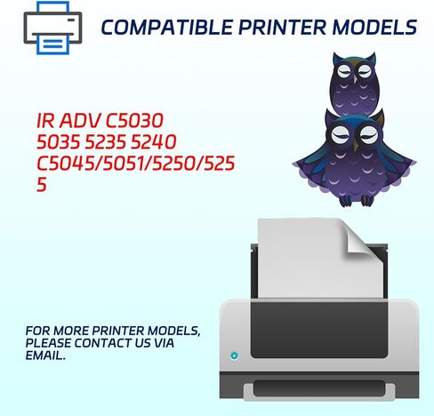 BIVOL NPG46 Fuser Unit (110V) Compatible for Canon IR ADV C5030 5035 5235 5240 C5045/5051/5250/5255 Printers, with Chip, High Yield 25000 Pages (1 Pack Black) in Kuwait