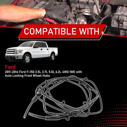 BL3Z7A785A أنبوب خط فراغ محور المحور الأمامي متوافق مع 2011 2012 2013 2014 Ford F-150 3.5L 3.7L 5.0L 6.2L 4x4 4WD IWE مع محاور العجلات الأمامية ذات القفل التلقائي يحل محل BL3Z-7A785-A in Kuwait