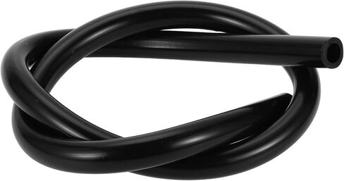 Silicone Vacuum Tubing Hose Automotive Vacuum Line High Temperature 3.3FT 1/2" 12mm ID 3.5mm Thickness 1 Pc Black in Kuwait