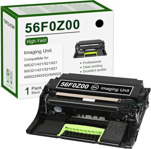 56F0Z00 Imaging Unit (High Yield, Black) 1-Pack Replacement for Lexmark MS321dn, MS421dn, MS421dw, MS521dn, MS621dn, MS622de, MX321adn, MX321adw, MX421ade, MX521ade, MX522adhe, MX622adhe Printer in Kuwait