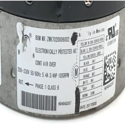 استبدال لوحدة ZWK702D006002 ECM ذات المحيط العريض فقط HD46AQ267 KMSAH012C47 230V مستعملة W019 # مستعمل # تم اختباره in Kuwait