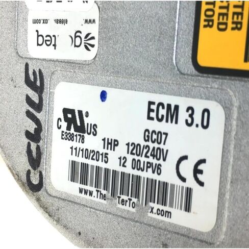 بديل لوحدة Genteq ECM 3.0 GC07 فقط لـ 5SME39SXL3032 1HP 240V CCWLE rot المستخدم W573 # مستعمل # تم اختباره in Kuwait