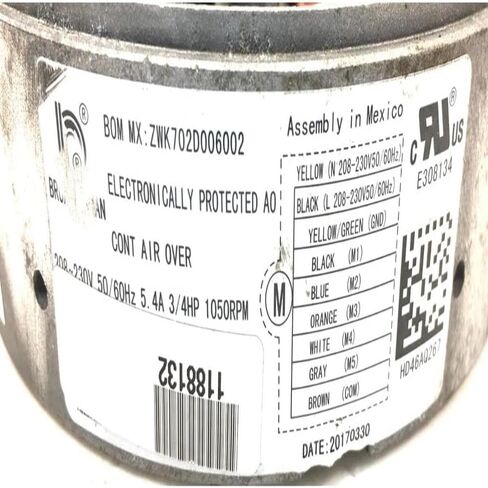 استبدال لوحدة ECM ZWK702D006002 Broad-Ocean فقط 1188132 KMSAH012C49 230V مستعملة W064 # مستعمل # تم اختباره in Kuwait