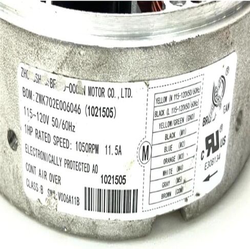 بديل لوحدة BROAD-OCEAN ZWK702E006046 ECM فقط 1021505 115/120 فولت 1HP مستعمل #Z171 # مستعمل # تم اختباره in Kuwait