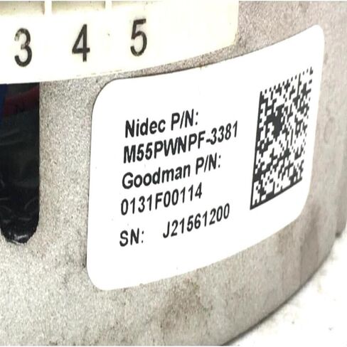 بديل لوحدة SELECTECH M55PWNPF-3381 ECM فقط 1HP 120V 0131F00114 CWLE مستعملة #Z286 # مستعملة # تم اختبارها in Kuwait