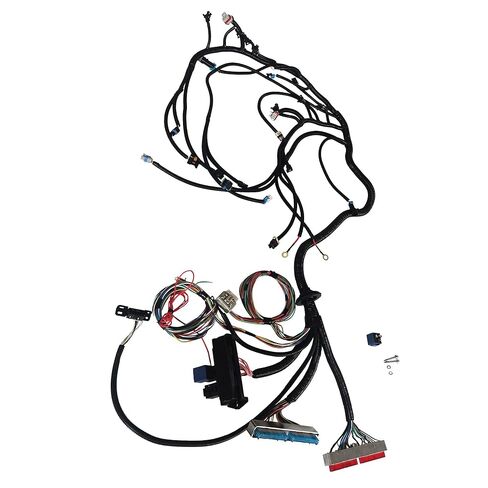طقم أسلاك LS1 مستقل مع دليل دليل، 4L80E DBC سلك تسخير يناسب GM 4.8L 5.3L 6.0L Vortec 60A 1997 1998-2006 محرك بواسطة كابل، موصل حاقن الوقود EV1 in Kuwait
