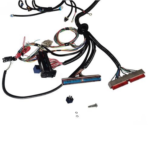 طقم أسلاك LS1 مستقل مع دليل دليل، 4L80E DBC سلك تسخير يناسب GM 4.8L 5.3L 6.0L Vortec 60A 1997 1998-2006 محرك بواسطة كابل، موصل حاقن الوقود EV1 in Kuwait