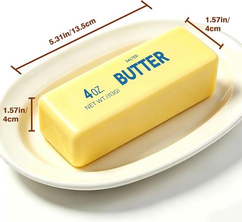 Butter Squishy, 2026 Upgraded Slow Rising Butter Squeeze Toy, Cream Scented Butter Squeeze Toys, Stress Relief Toy for Relaxation, Soft & Safe PU Great for Home Office School in Kuwait