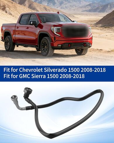 904-018 خط خرطوم الوقود الخلفي مناسب لسيارة Chevy شيفروليه سيلفرادو 1500، مناسب لسيارة GMC Sierra 1500 2008 2009 2010 2011 2012 2013 2014 2015 2016 2017 2018 استبدال غاز خط الوقود الخلفي 904-018 in Kuwait