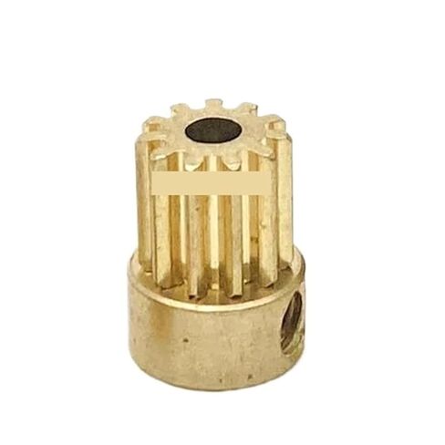 Model Metal Gear 0.5M 2.3mm 8T 9T 10T 12T 13T 14T 15T Height 5/10/12MM Cylindrical Spur Gear Helicopter Motor(12T-5mm Height) in Kuwait