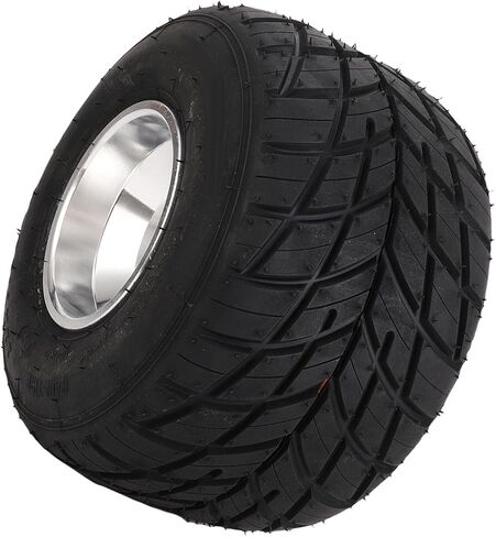 11x7.10 5 Go Kart Tire, Rubber Aluminum Alloy 4PR Tubeless Rear Wheel with Low Profile Design for ATV UTV SxS Cart in Kuwait