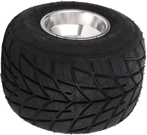 11x7.10 5 Go Kart Tire, Rubber Aluminum Alloy 4PR Tubeless Rear Wheel with Low Profile Design for ATV UTV SxS Cart in Kuwait