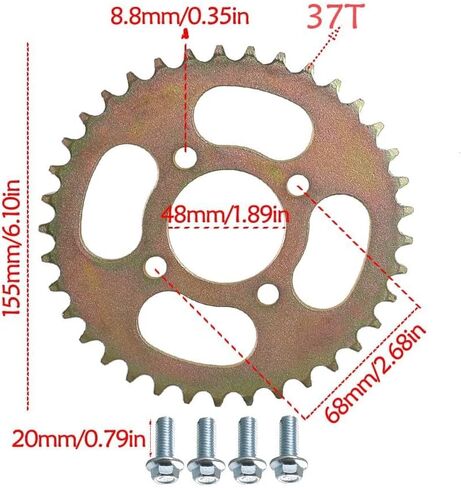 مجموعة عجلات إطارات مقاس 14 × 5.00-6 مع محور المحور الخلفي، 6 بوصات 3 عروات، طبقتين بدون أنابيب للمركبات ATV، Go-Kart، دراجة صغيرة، عربات التي تجرها الدواب - مجموعة من 2 مع محاور 23T (جاهزة للتثبيت) in Kuwait