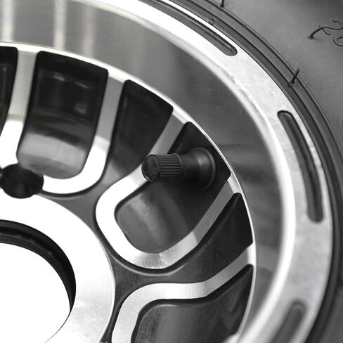 إطارات ATV Go Kart مقاس 16 × 8 × 7 16 × 8-7 مع حافة ألومنيوم ومحاور عجلات المحور الخلفي 17T، و3 براغي 3 مسمار 78 مم، مجموعة عجلات للطرق الوعرة 4 طبقات بدون أنبوب للرباعية، والعربات التي تجرها الدواب، والدراجة الصغيرة، وعربة الجولف - مجموعة من 2 in Kuwait