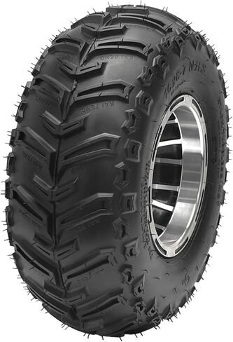 إطارات ATV Go Kart مقاس 16 × 8 × 7 16 × 8-7 مع حافة ألومنيوم ومحاور عجلات المحور الخلفي 17T، و3 براغي 3 مسمار 78 مم، مجموعة عجلات للطرق الوعرة 4 طبقات بدون أنبوب للرباعية، والعربات التي تجرها الدواب، والدراجة الصغيرة، وعربة الجولف - مجموعة من 2 in Kuwait
