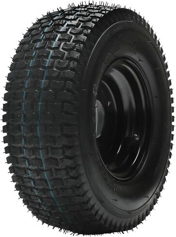 مجموعة إطارات عجلة Go Kart مقاس 13x5.00-6 مع مفاصل التوجيه، 13x5x6 3-Stud 4-Ply إطار بدون أنابيب مع محور عجلة تجويف 17 مم لـ Go Kart ATV Quad Buggy Mini Bike ركوب جزازة العشب (عبوتان) in Kuwait
