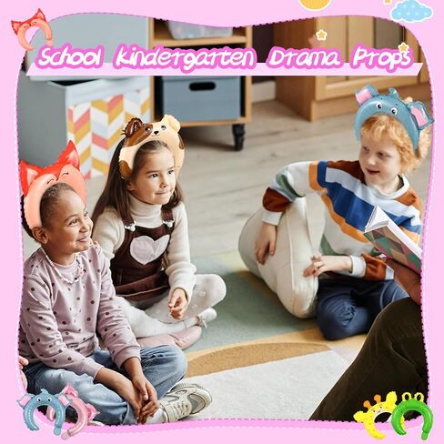 Liliful 200 Pcs Zoo Animal Inflatable Headbands Unicorn Wildlife Safari Balloon Hair Hoop Unicorn Balloon Kit with Pump Inflatable Jungle Animals for Birthday Party Favors Decorations in Kuwait