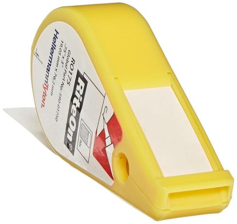 HellermannTyton RO175 Rite-On موزع ملصقات ذاتي التصفيح، 0.75 بوصة × 0.75 بوصة × 3.0 بوصة، فينيل، أبيض (عبوة من 90 قطعة) in Kuwait